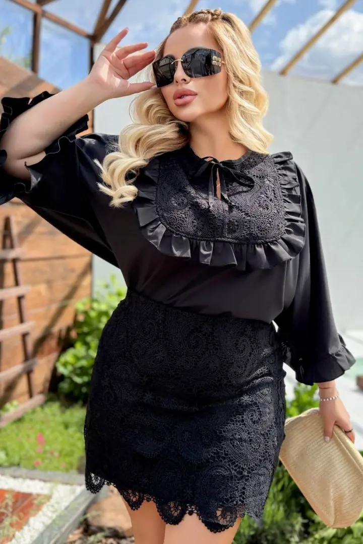 Юбка из кружева ODF-038A650