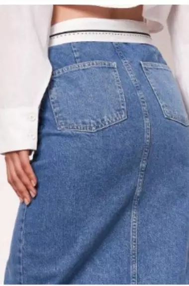 Юбка миди джинсовая AMU-2798A699 Юбка миди джинсовая AMU-2798A699