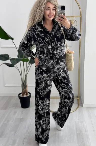 Костюм пижамного стиля SC-6091A600 Костюм пижамного стиля SC-6091A600
