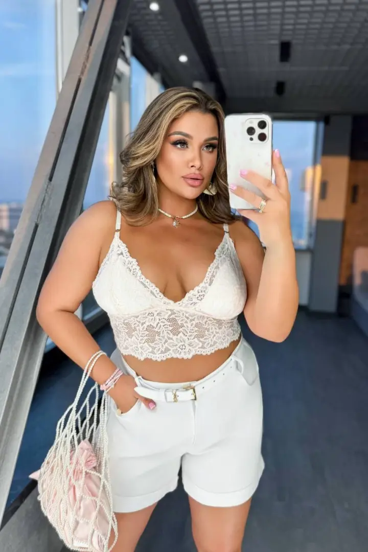 Гипюровый топ ET-677A380