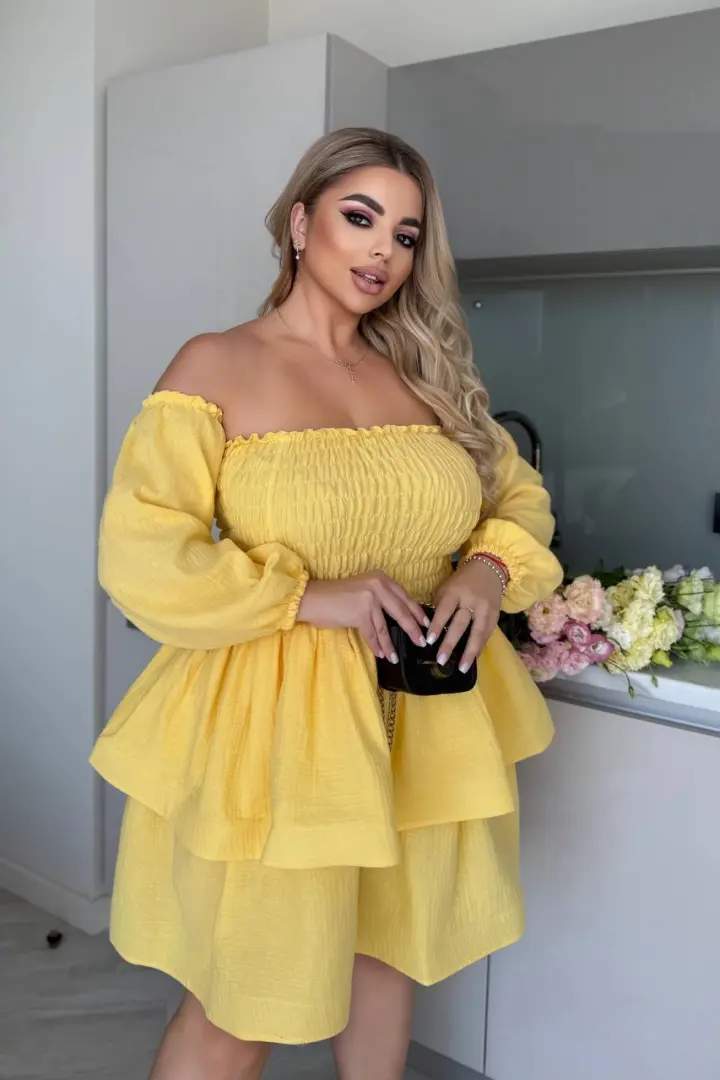 Сукня прошита гумками YM-7093A18.5