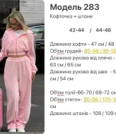 Спортивный велюровый костюм женский HOU-283A750