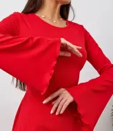 Платье с рукавами клеш VOL-455A450