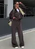 Женский велюровый спортивный костюм JK-003A650