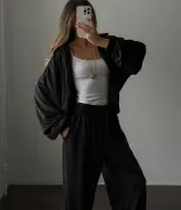 Велюровий oversize костюм LK-327A750