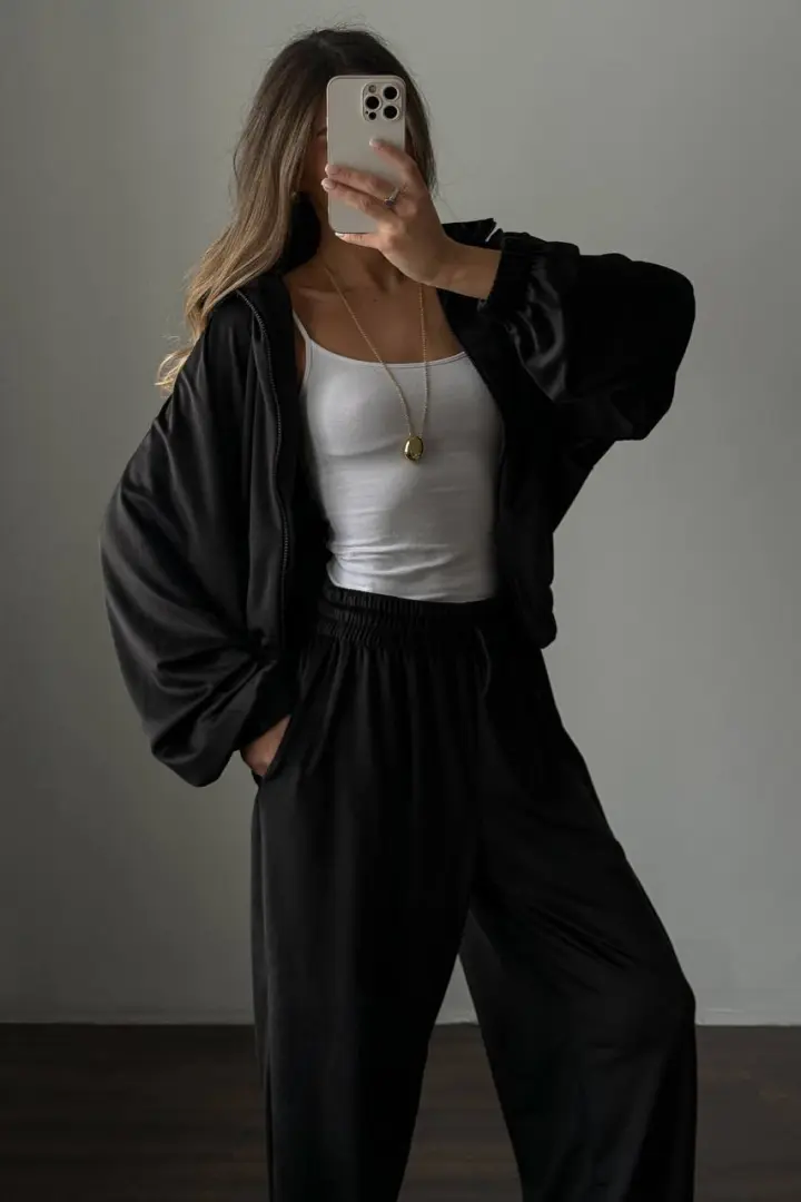 Велюровий oversize костюм LK-327A750