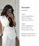 Брючный костюм женский с жилетом  SAP-099A600