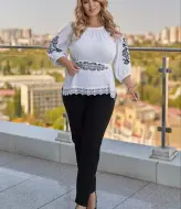 Блузка з орнаментом і брюки VOJ-1028A850