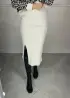 В'язана спідниця з рорізом AMU-14026A399