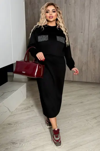 Костюм трикотажный с юбкой RED-117A700 Костюм трикотажный с юбкой RED-117A700