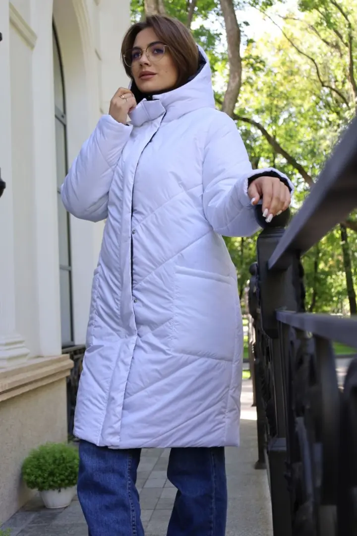 Двухсторонний зимний пуховик OZM-M411A1135