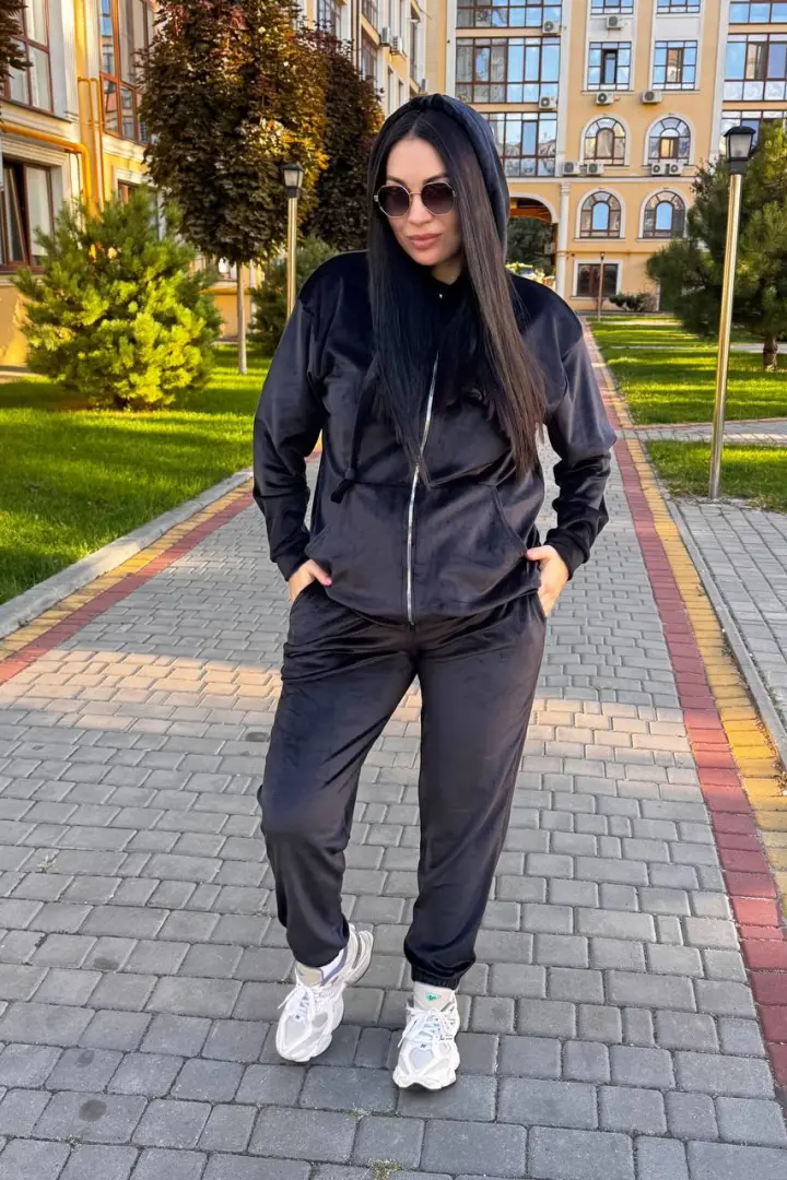 Спортивный велюровый костюм OLI-1451A900