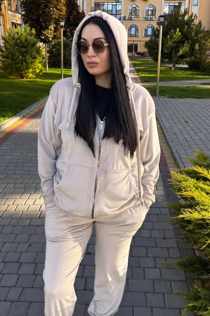 Спортивный велюровый костюм OLI-1451A900