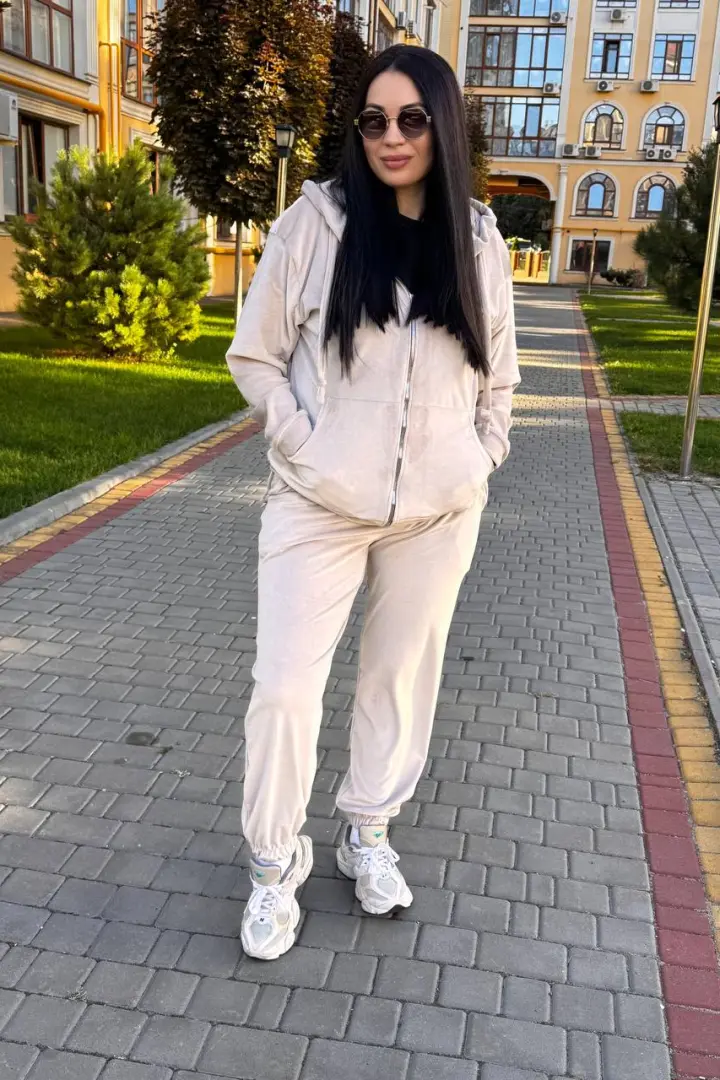Спортивный велюровый костюм OLI-1451A900