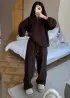 Прогулочный костюм с широкими штанами VOL-694A750