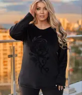 Велюровий костюм з апплікацією VOJ-331A500