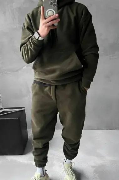 Зимний флисовый костюм мужской KUT-1705A650 Зимний флисовый костюм мужской KUT-1705A650