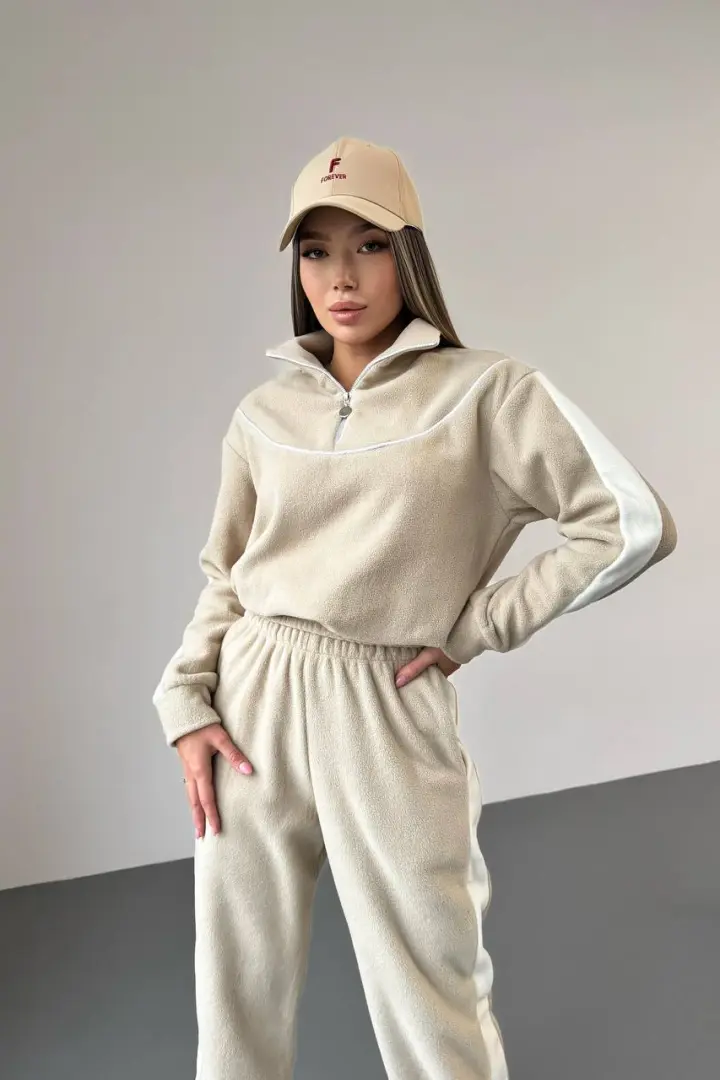 Спортивный костюм женский флис  IMMA-412A750