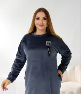 Теплое платье свободного кроя TAS-9031A600