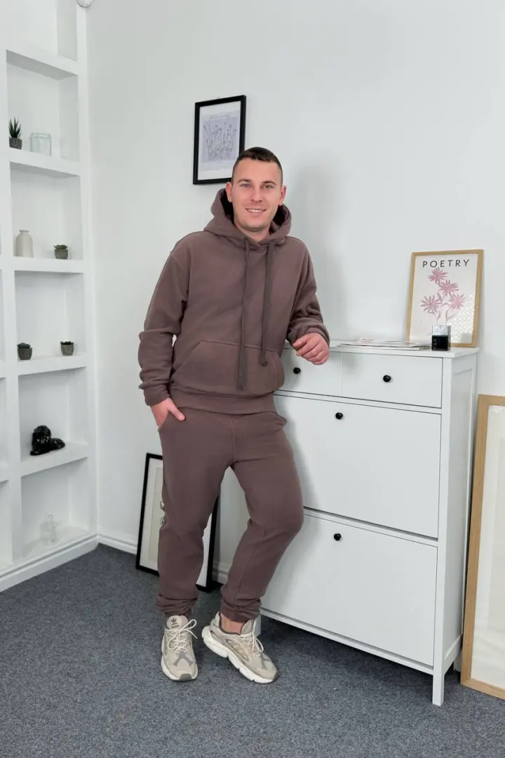 Спортивный костюм мужской флисовый PRA-7000A800