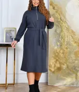Платье трикотажное в рубчик ST-452A550