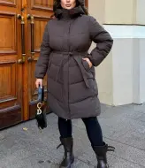 Зимнее пальто с капюшоном DGC-8867A1500