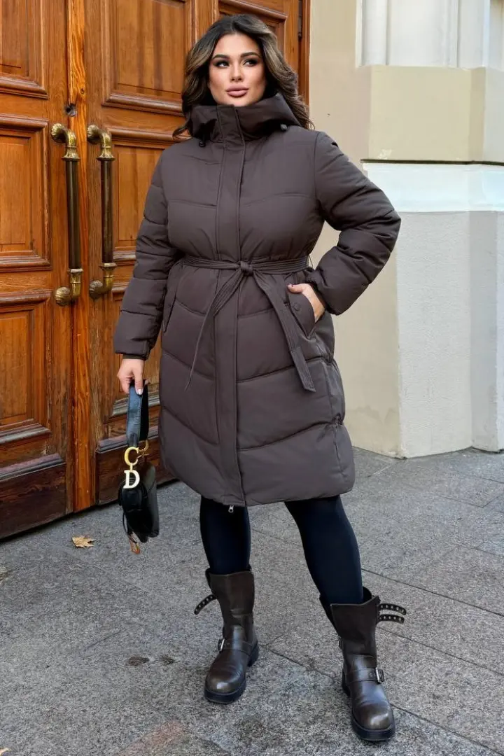 Зимнее пальто с капюшоном DGC-8867A1500