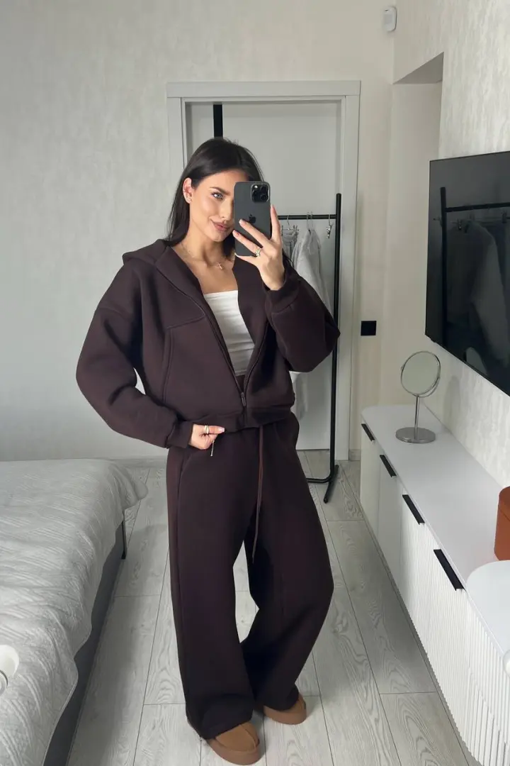 Костюм женский спортивный на флисе BB-032A1260