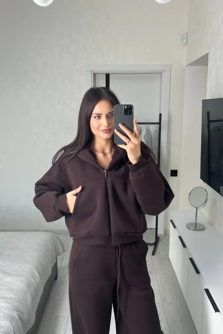 Костюм женский спортивный на флисе BB-032A1260