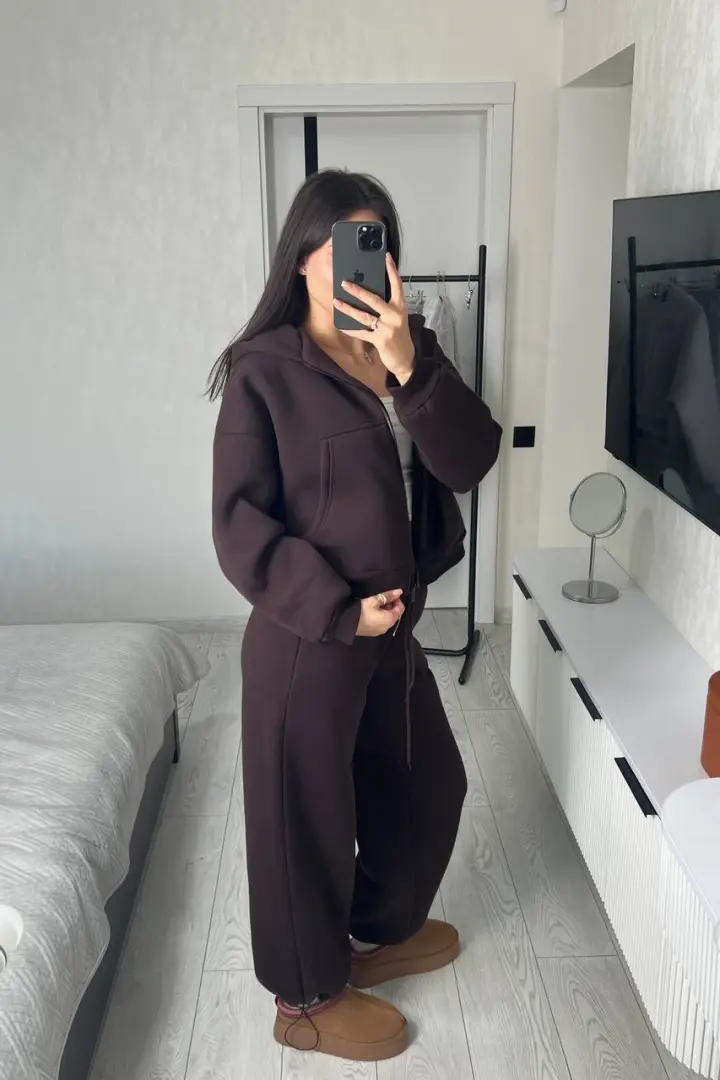 Костюм женский спортивный на флисе BB-032A1260