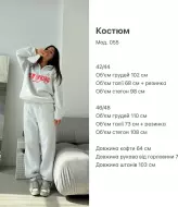 Спортивный костюм женский на флисе SAP-055A700