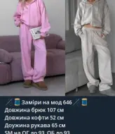 Спортивный костюм женский трехнитка  IPO-646A450