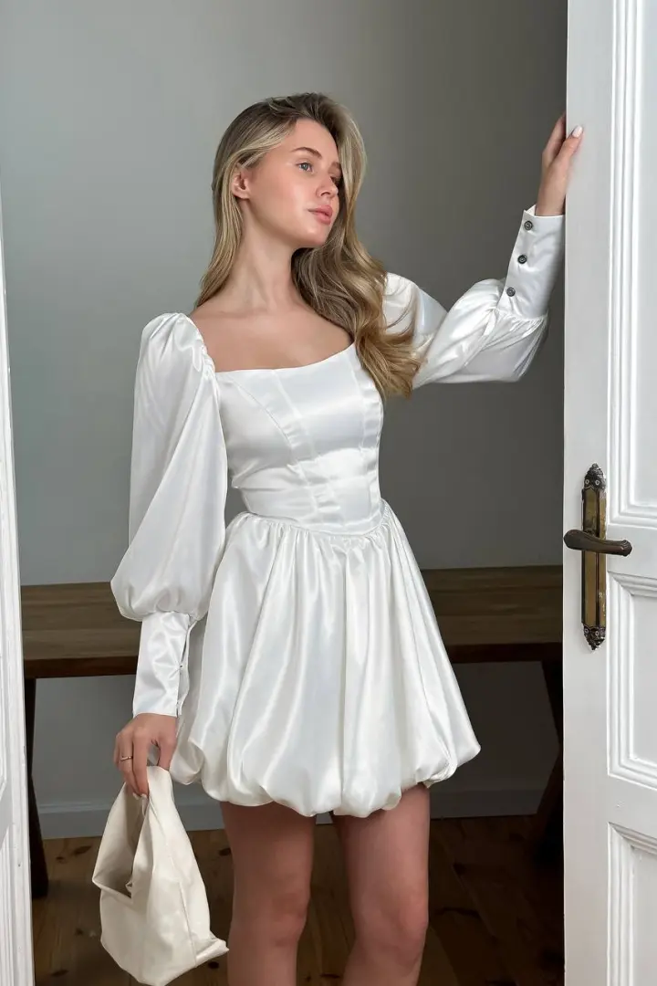 Корсетное платье с пышной юбкой  SSY-027A620