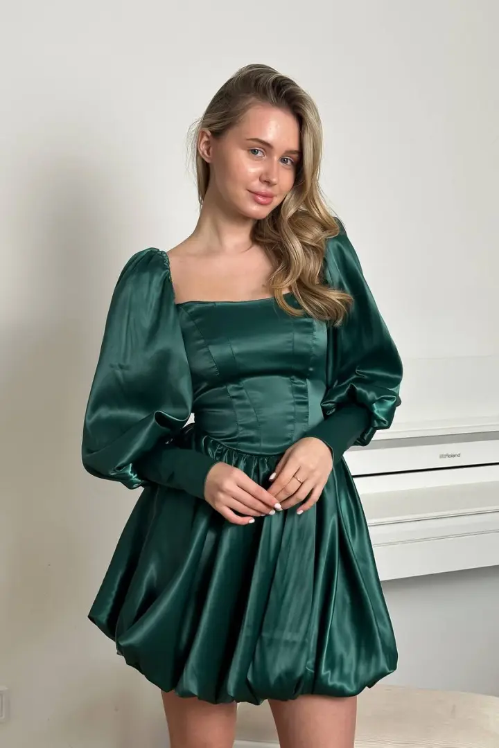 Корсетное платье с пышной юбкой  SSY-027A620
