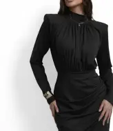 Жіноча сукня з імітацією запаха JOM-8012A520