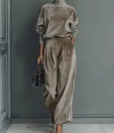 Велюровый брючный костюм EST-5916A690
