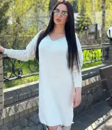 Женское вязаное платье IND-5082A650