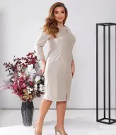 Замшевое платье GOL-1478A750