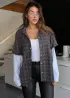Комфортна картата сорочка LK-373A550