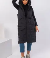Жилет удлиненный женский QUA-3192A690