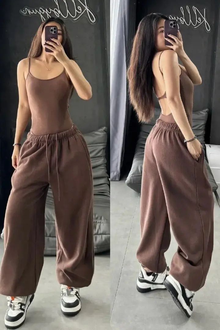 Спортивные штаны женские широкие TYN-675A300