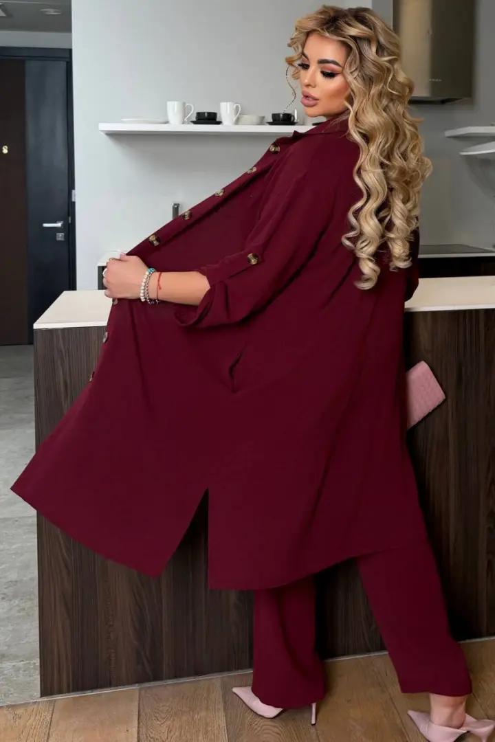 Женский брючный костюм тройка  VL-765A850