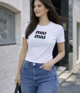 Женская футболка с принтом MIK-4209A190