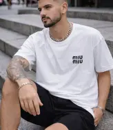 Стильная футболка UNISEX с накатом MIK-4216A300