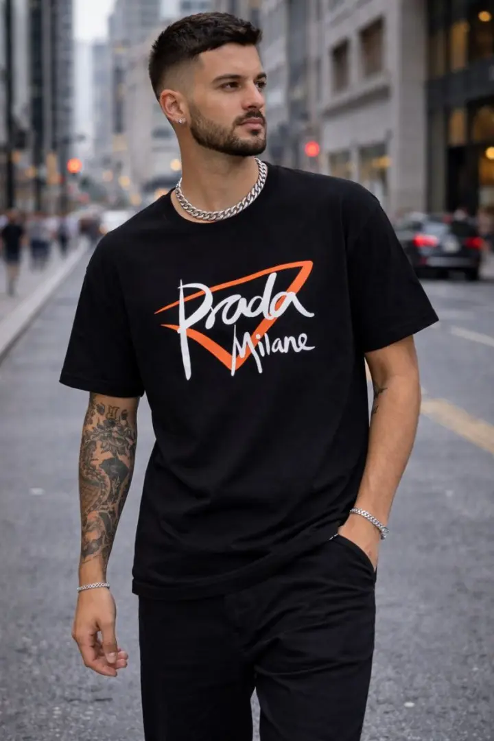 Стильная футболка UNISEX с накатом MIK-4217A190