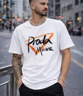 Стильная футболка UNISEX с накатом MIK-4217A190