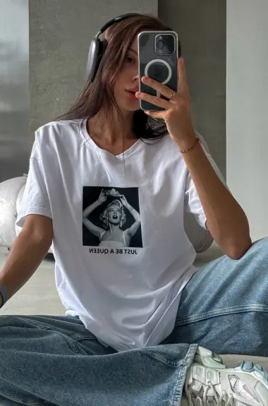 Футболка з принтом BLO-877A330