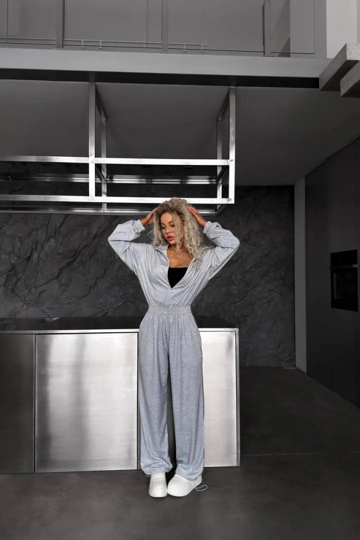Велюровый комбинезон JOM-8019A630