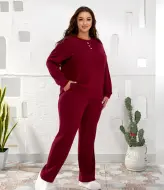 Ангоровый брючный костюм RIL-0558A19