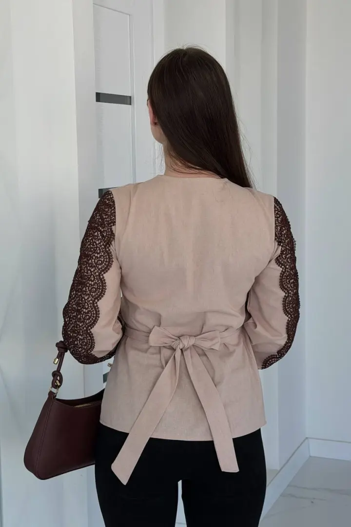 Сорочка з мереживом SAL-546A640